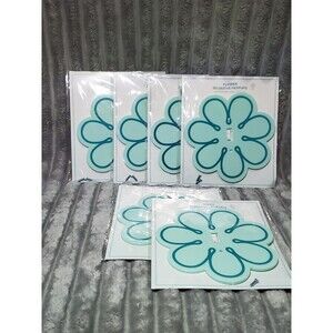 Lot of 6 Decorative Electrical Flower Faceplate. Single Switch Cover Novelty NEW